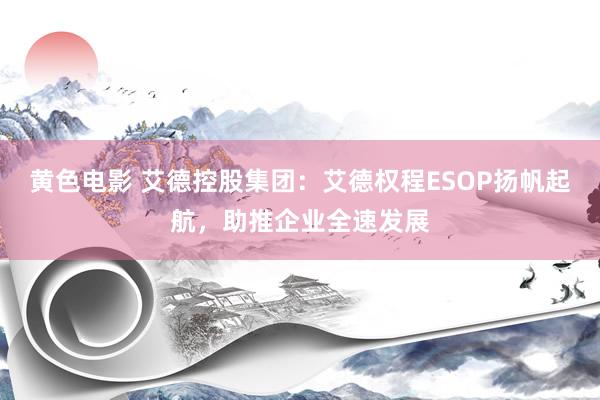 黄色电影 艾德控股集团：艾德权程ESOP扬帆起航，助推企业全速发展